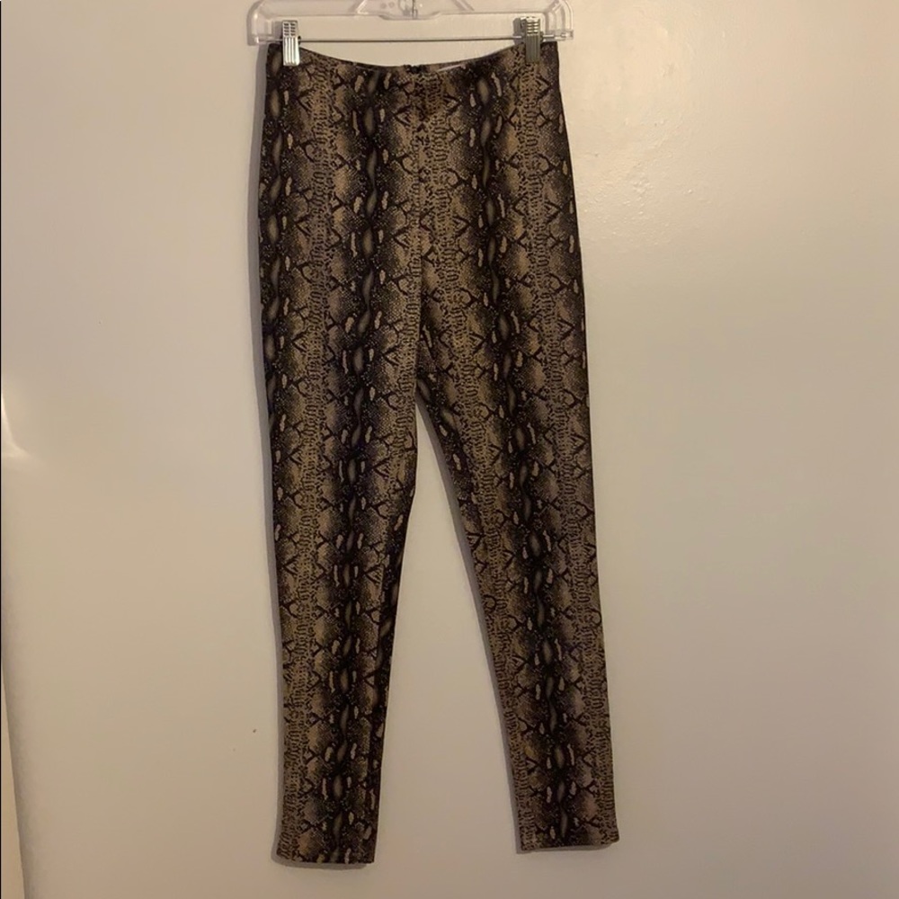 Snake Print Pants